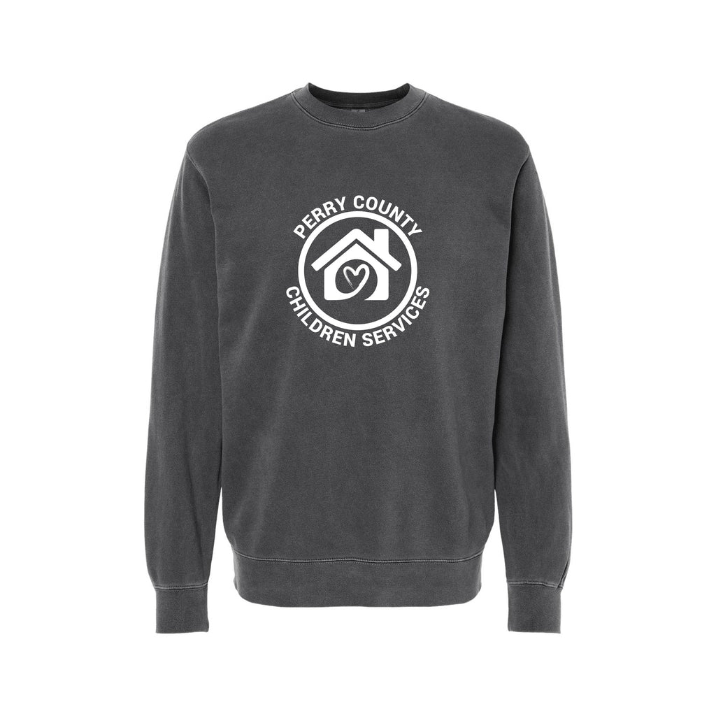 Perry County Services - Independent Trading Co. - Midweight Pigment-Dyed Crewneck Sweatshirt