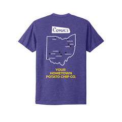 Conns - Next Level Apparel® Adult CVC Tee - Purple Rush T-Shirt