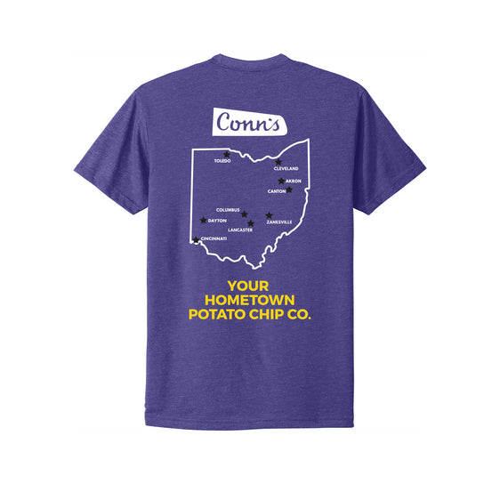 Conns - Next Level Apparel® Adult CVC Tee - Purple Rush T-Shirt