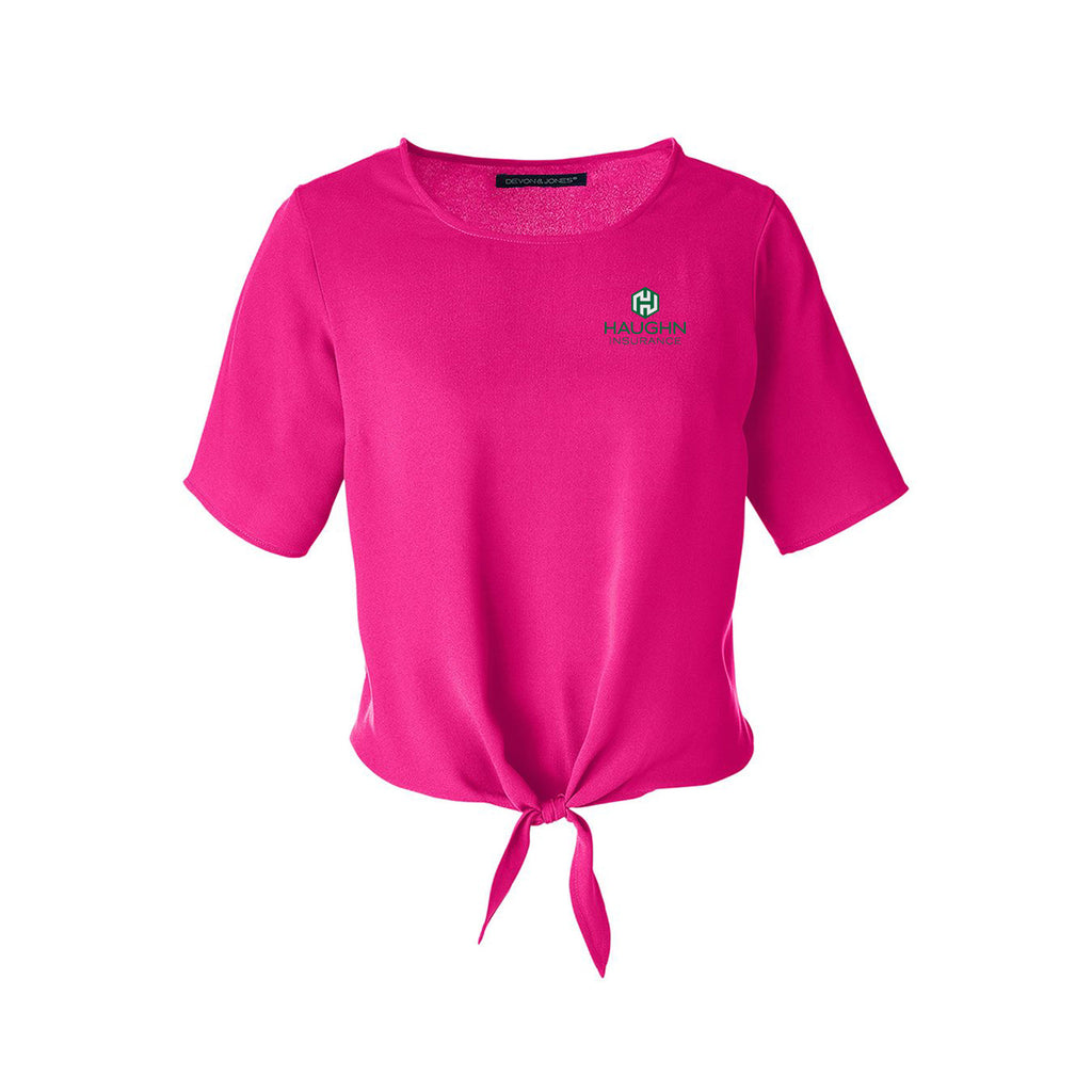 Haughn & Associates - Women's Perfect Fit™ Tie Front Blouse