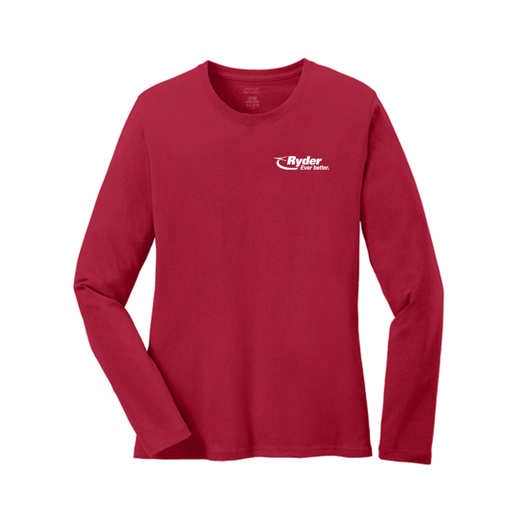 Ryder - Port & Co™ Women's Long Sleeve Core Cotton Tee