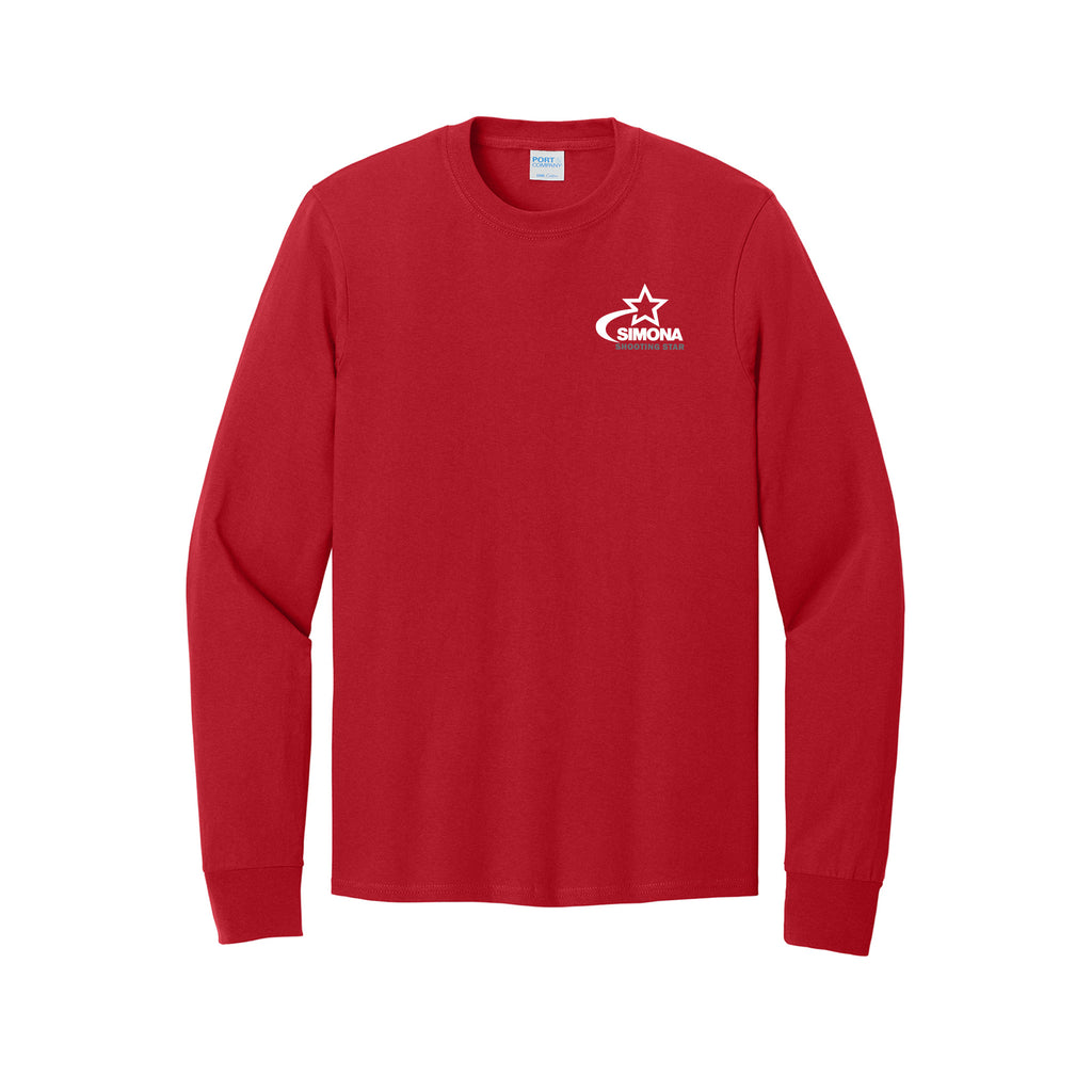SIMONA PMC Stars - Port & Co® Long Sleeve Core Cotton Tee