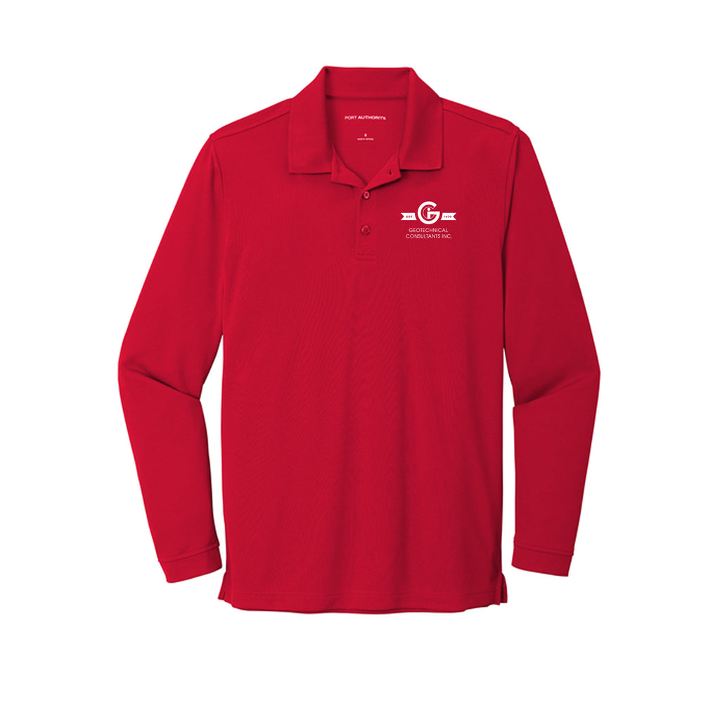 GCI - Port Authority® Dry Zone® UV Micro-Mesh Long Sleeve Polo
