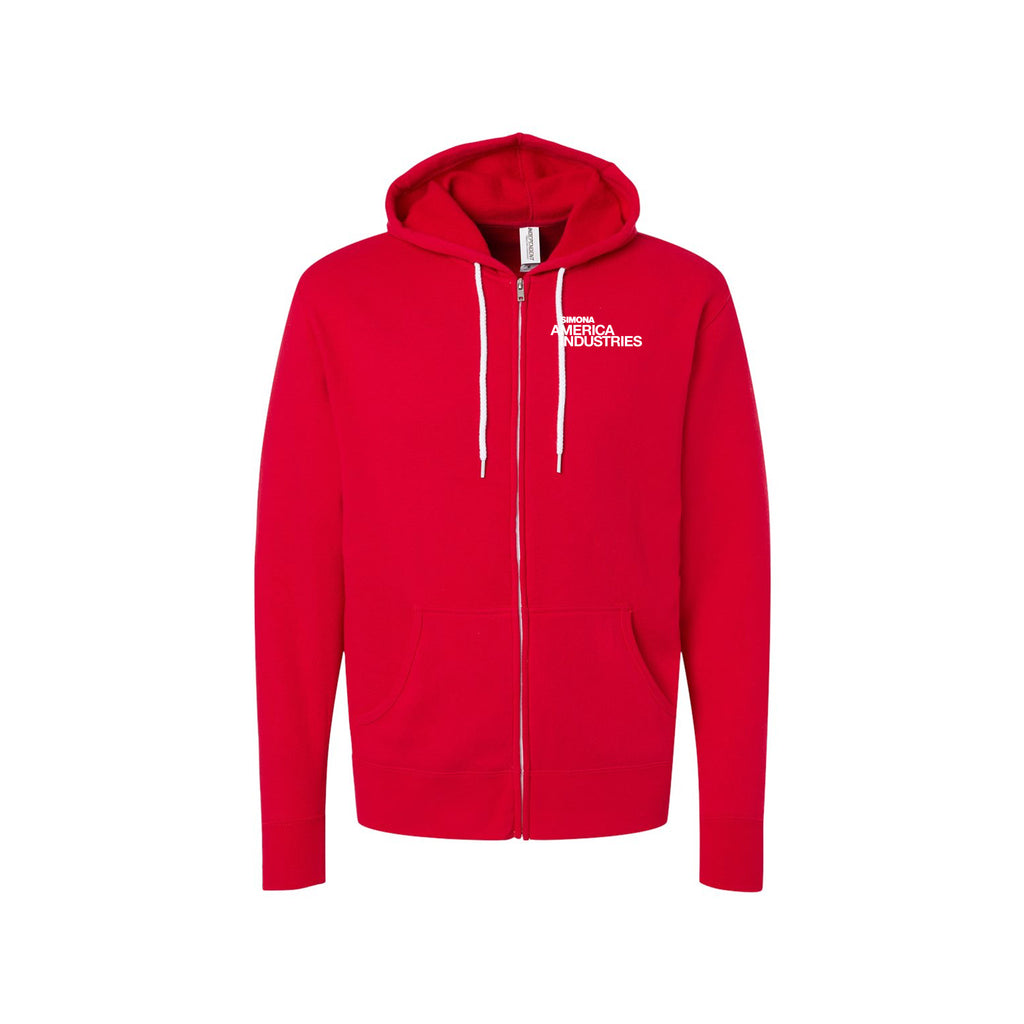 SIMONA America Industries - Lightweight Full-Zip Hooded Sweatshirt