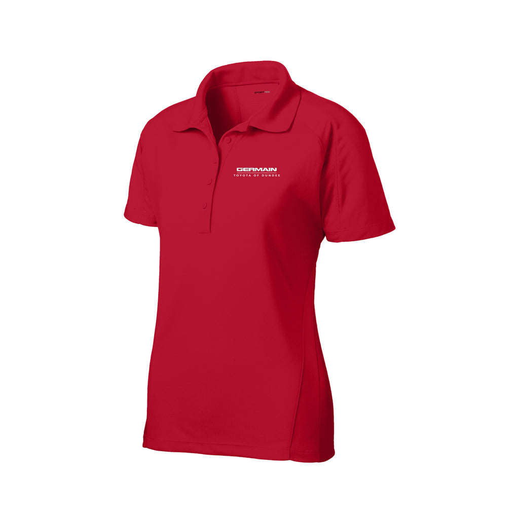 Germain Toyota of Dundee - Sport-Tek® Ladies Dri-Mesh® Pro Polo