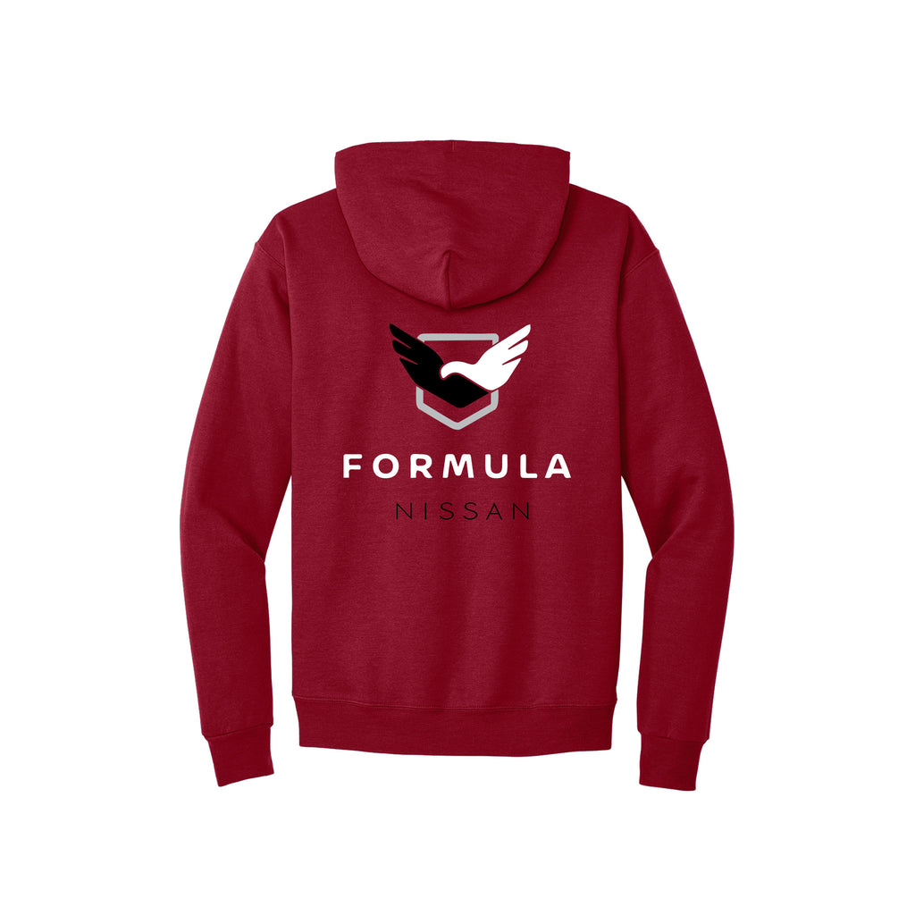 Formula Nissan - Hanes® EcoSmart® - Pullover Hooded Sweatshirt - FRONT & BACK