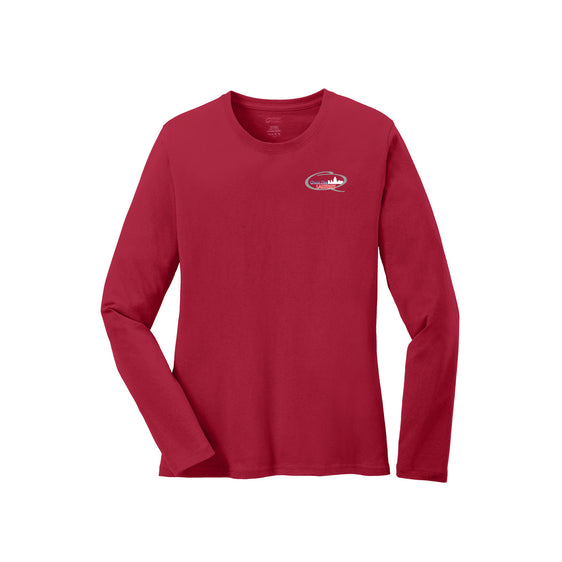 Queen City Laundry - Port & Company® Women's Long Sleeve Core Cotton Tee