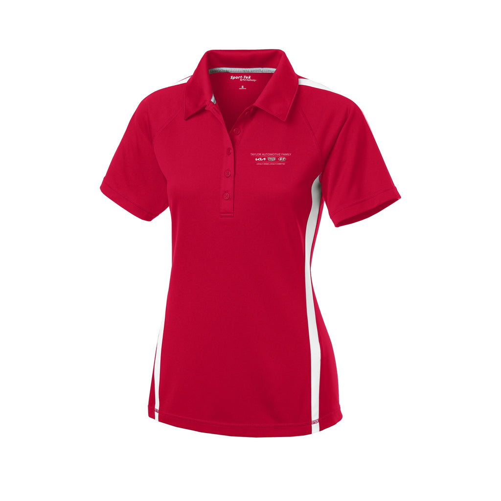 Taylor Family Automotive - Sport-Tek® Ladies PosiCharge® Micro-Mesh Colorblock Polo