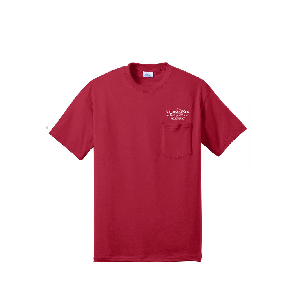 Nicolozakes - Port & Company® Core Blend Pocket Tee