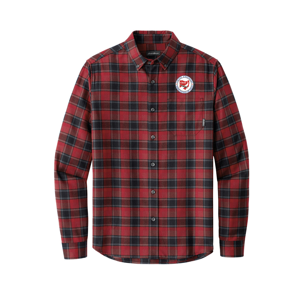 County Engineers of Ohio - Eddie Bauer® Long Sleeve Favorite Flannel Plaid Shirt