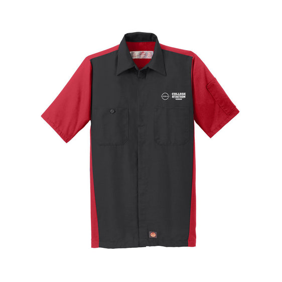 College Station Nissan - Red Kap® Short Sleeve Ripstop Crew Shirt