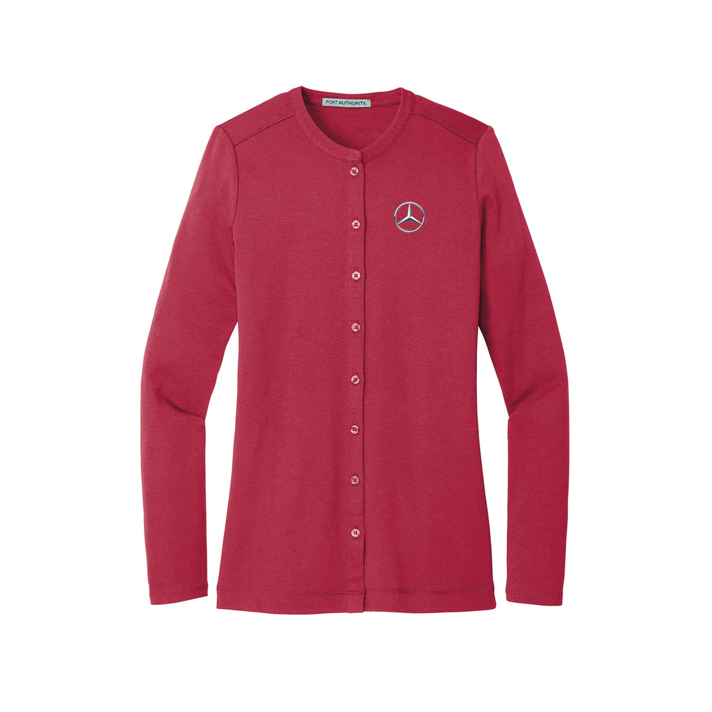 Tom Masano Mercedes-Benz  - Port Authority® Women's Concept Stretch Button-Front Cardigan