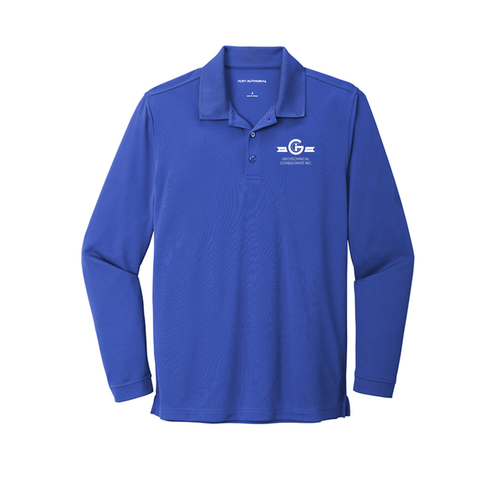GCI - Port Authority® Dry Zone® UV Micro-Mesh Long Sleeve Polo