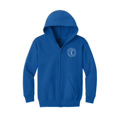 Medallion Swim Team - Gildan® Youth Heavy Blend™ Full-Zip Hooded Sweatshirt