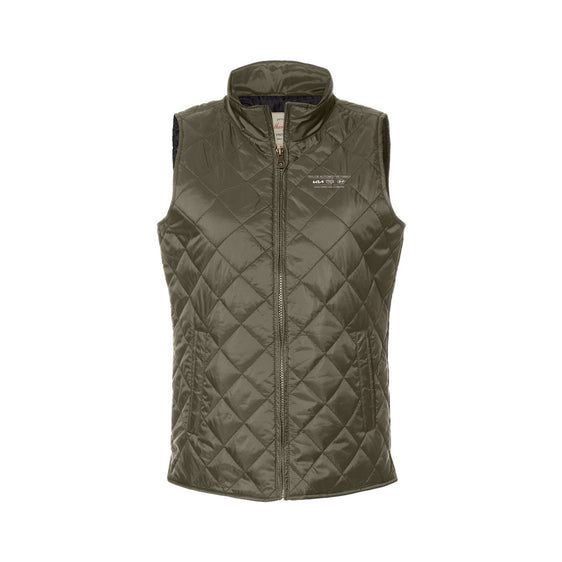 Taylor Family Automotive - Weatherproof - Women's Vintage Diamond Quilted Vest