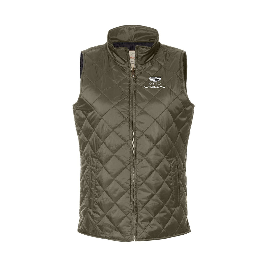 Otto Cadillac - Women's Vintage Diamond Quilted Vest