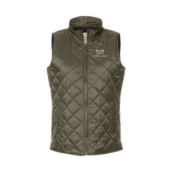 Otto Cadillac - Women's Vintage Diamond Quilted Vest