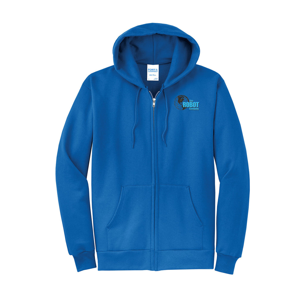 The Robot Company - Port & Company® Core Fleece Full-Zip Hooded Sweatshirt