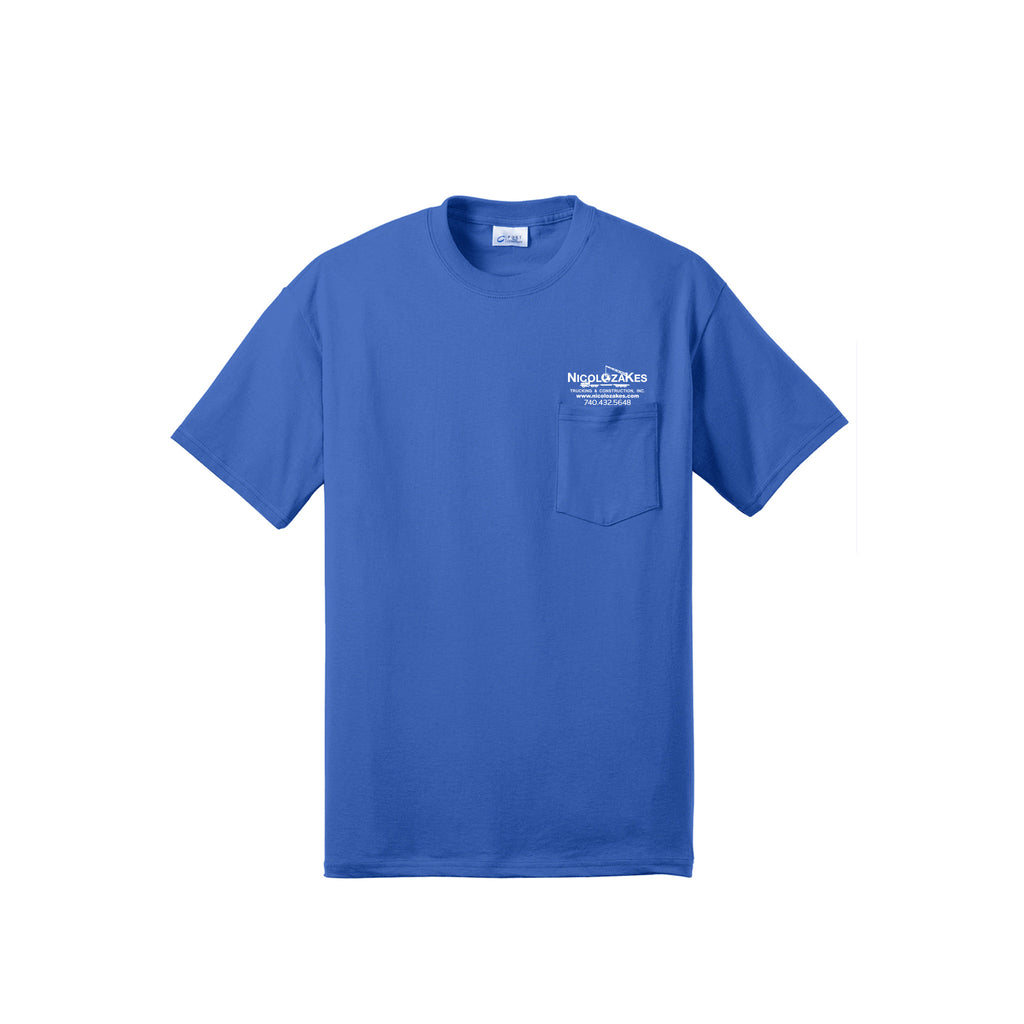 Nicolozakes - Port & Company® Core Blend Pocket Tee