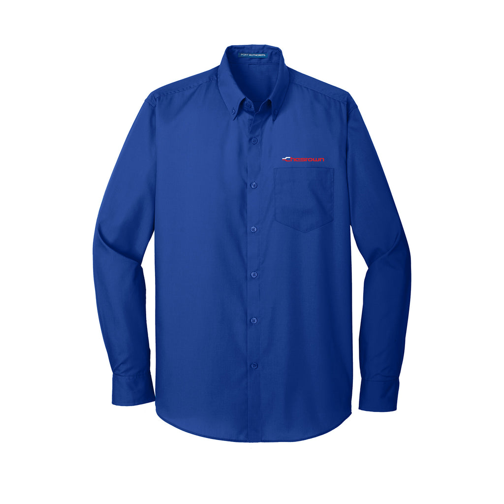 Chesrown of Sidney - Port Authority® Tall Long Sleeve Carefree Poplin Shirt