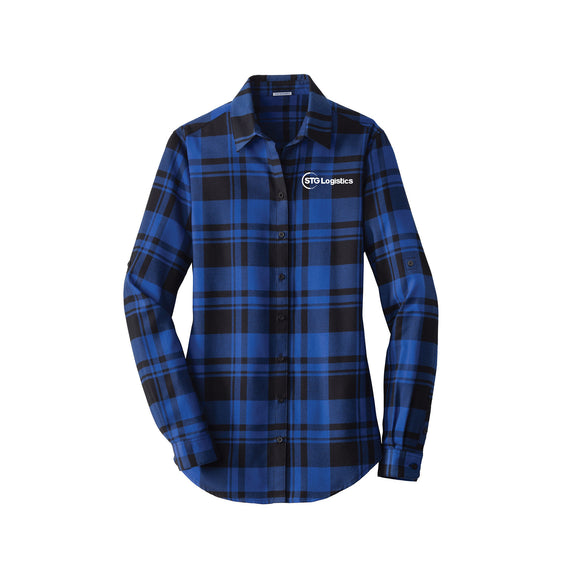 STG Logistics - Port Authority® Ladies Plaid Flannel Tunic