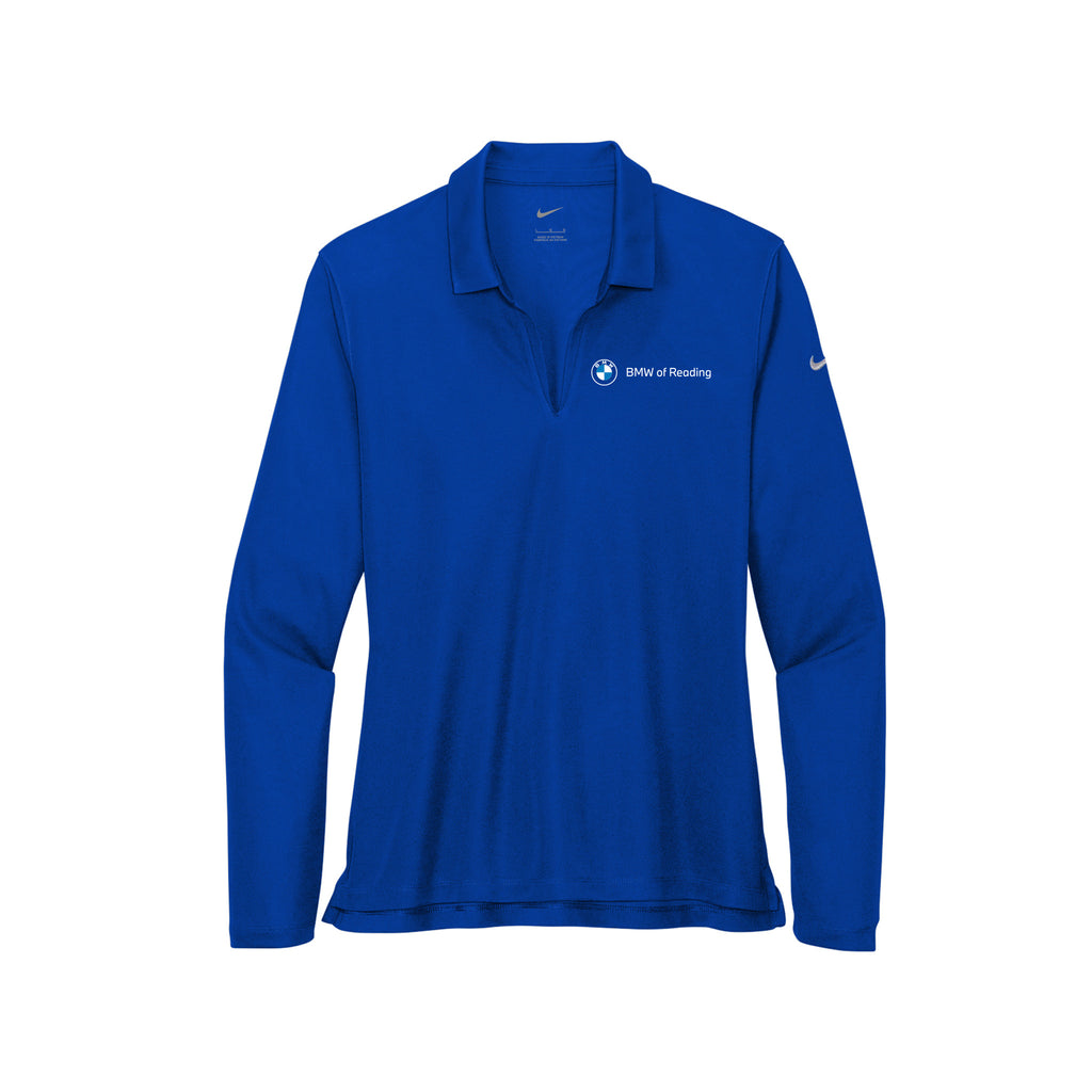 BMW of Reading - Nike Ladies Dri-FIT Micro Pique 2.0 Long Sleeve Polo