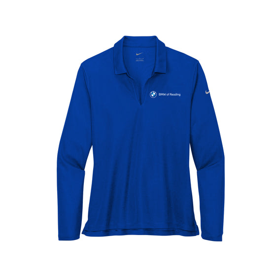 BMW of Reading - Nike Ladies Dri-FIT Micro Pique 2.0 Long Sleeve Polo