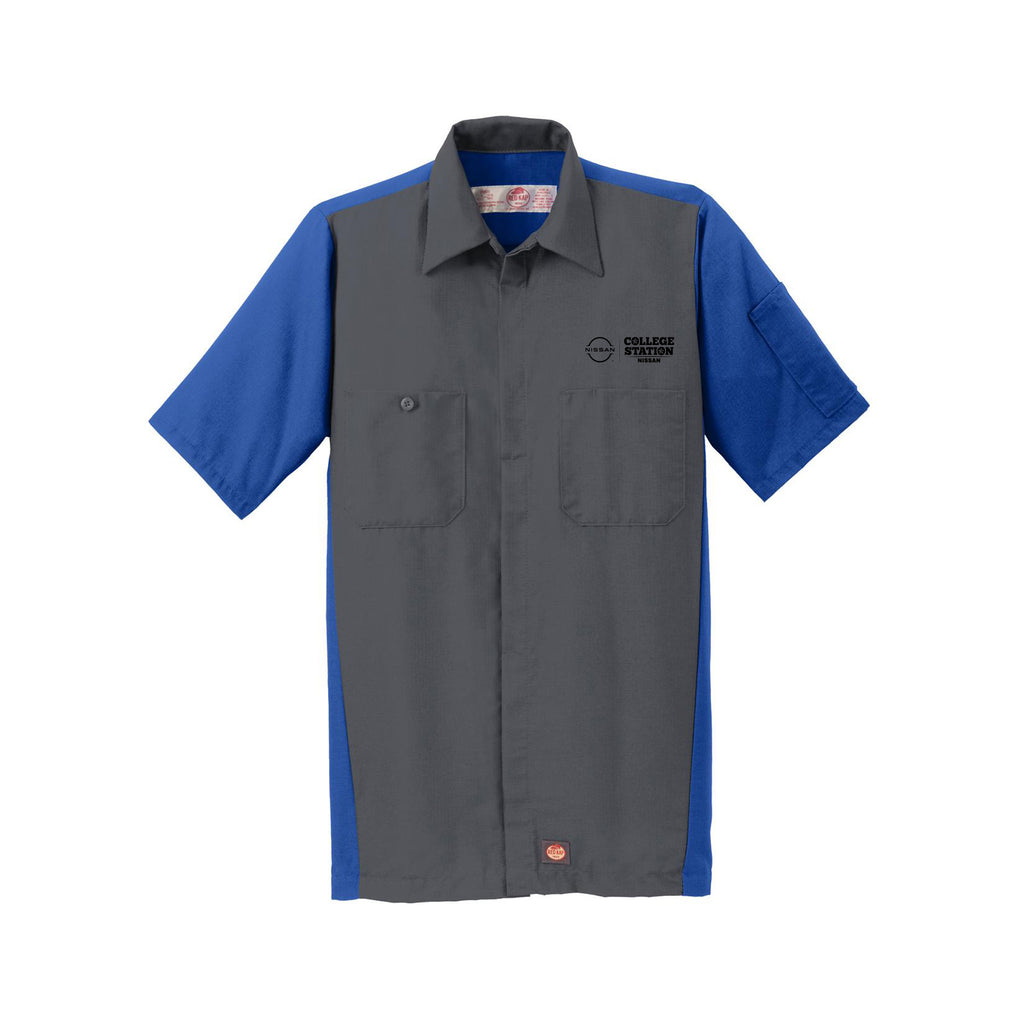 College Station Nissan - Red Kap® Short Sleeve Ripstop Crew Shirt