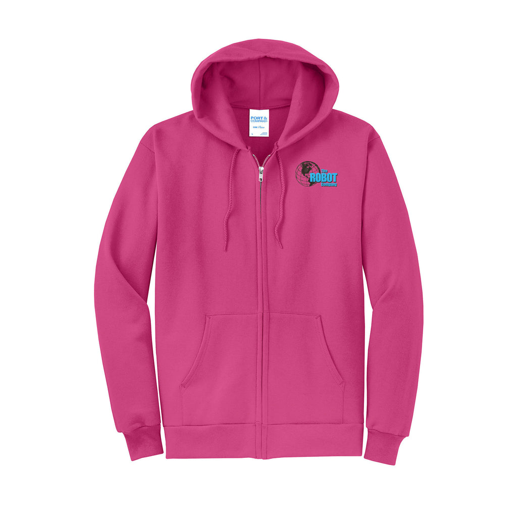 The Robot Company - Port & Company® Core Fleece Full-Zip Hooded Sweatshirt