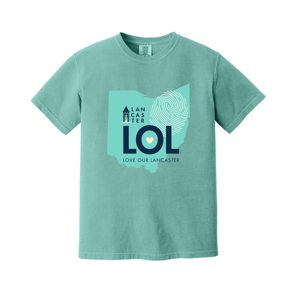 City of Lancaster - Comfort Colors® Heavyweight Ring Spun Tee - LOL Logo