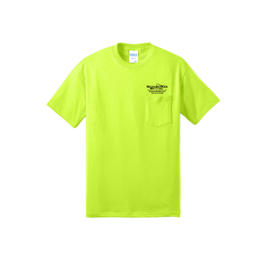 Nicolozakes - Port & Company® Core Blend Pocket Tee