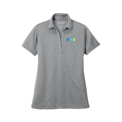 GBQ - Port Authority® Women's Heathered Silk Touch™ Performance Polo