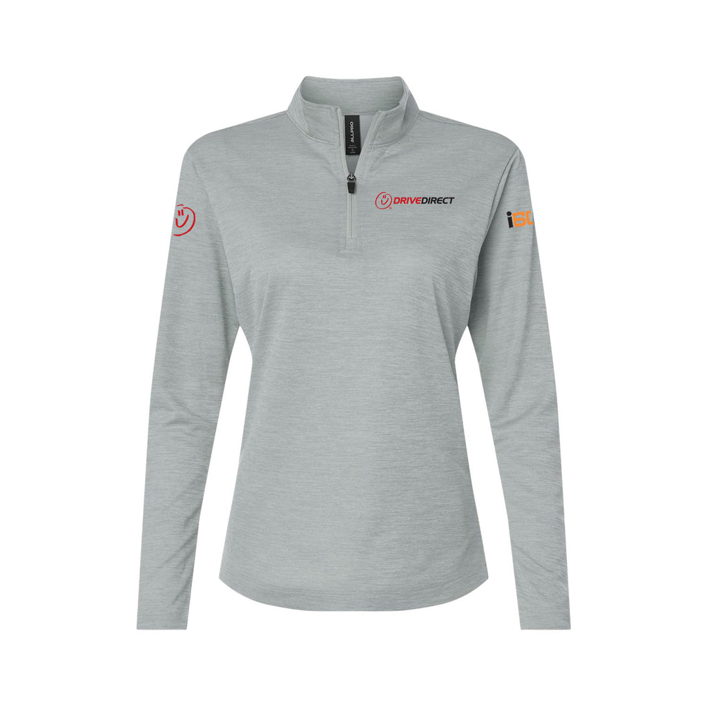 Drive Direct - Women's Pro-Lock Performance Mélange Quarter-Zip Pullover