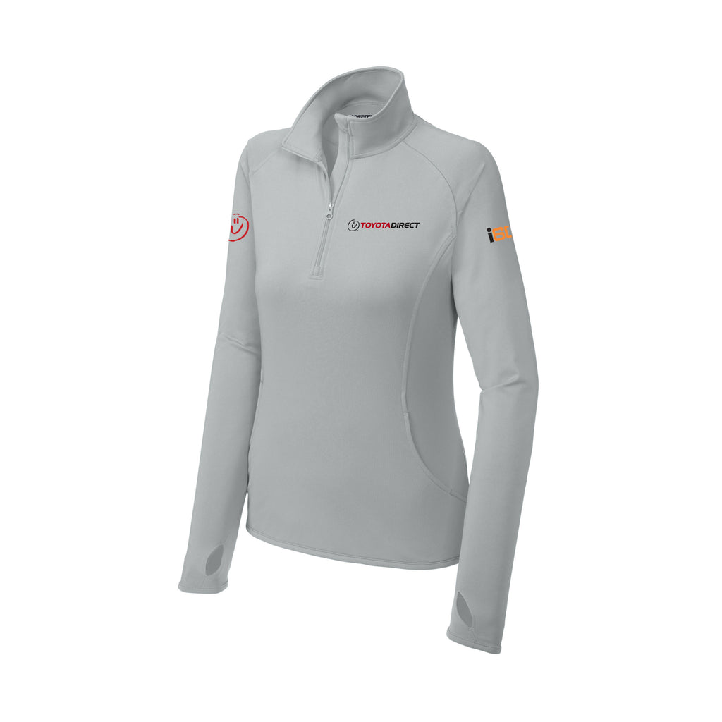 Toyota Direct - Sport-Tek® Women's Sport-Wick® Stretch 1/4-Zip Pullover