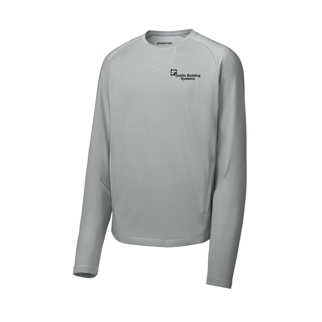 Dublin Building Systems - Sport-Tek® Sport-Wick® Stretch Pocketed Crewneck