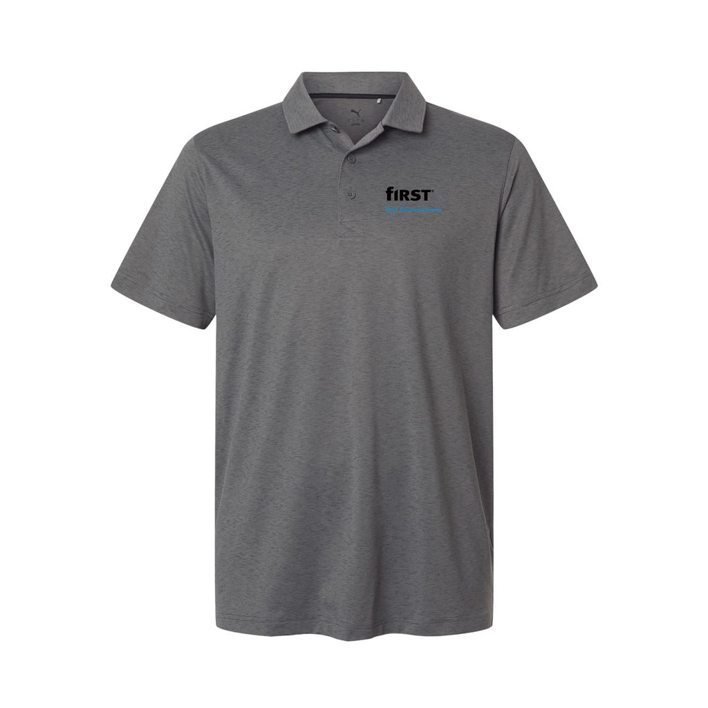 First Financial - Men's Icon Heather Polo 2.0