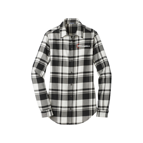 STG Logistics - Port Authority® Ladies Plaid Flannel Tunic