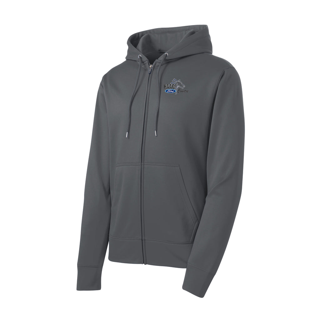 Haag Ford - Sport-Tek® Sport-Wick® Fleece Full-Zip Hooded Jacket