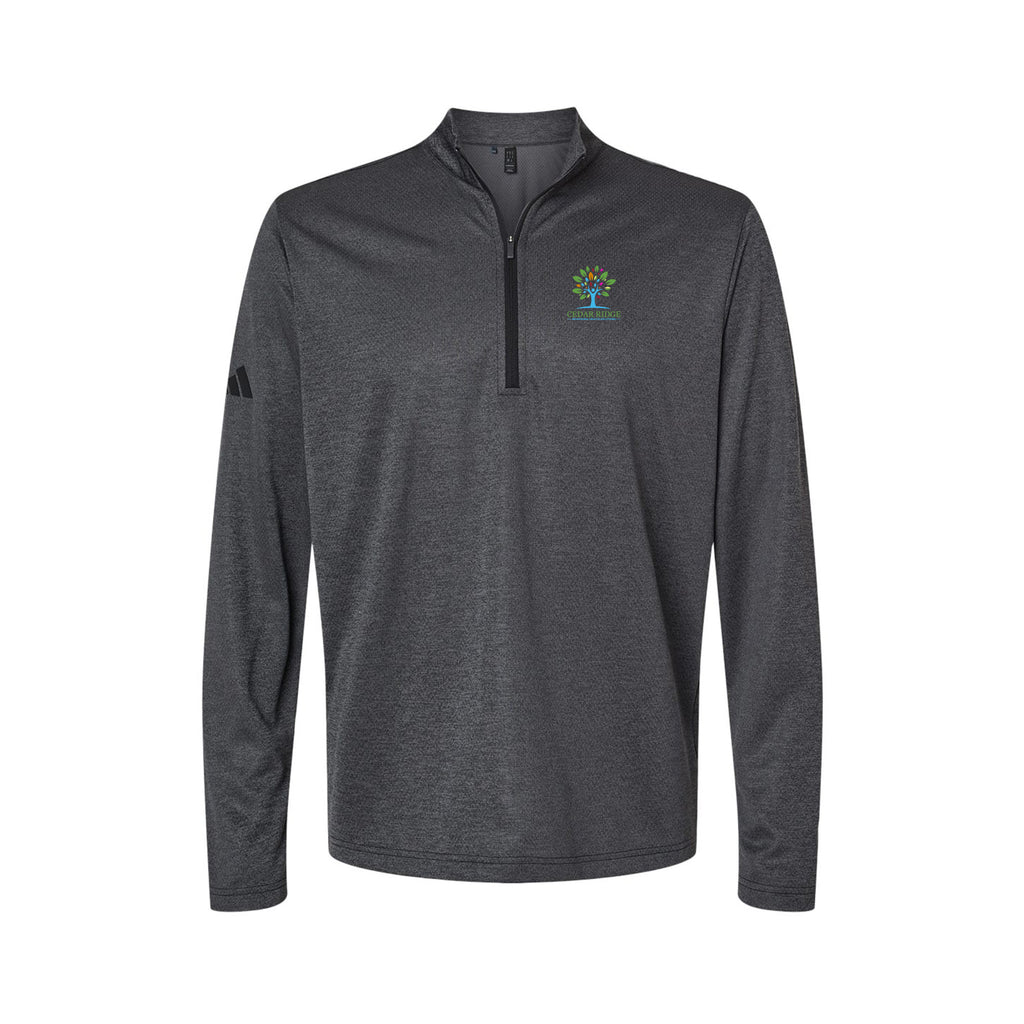 Cedar Ridge - Adidas - Space Dyed Quarter-Zip Pullover
