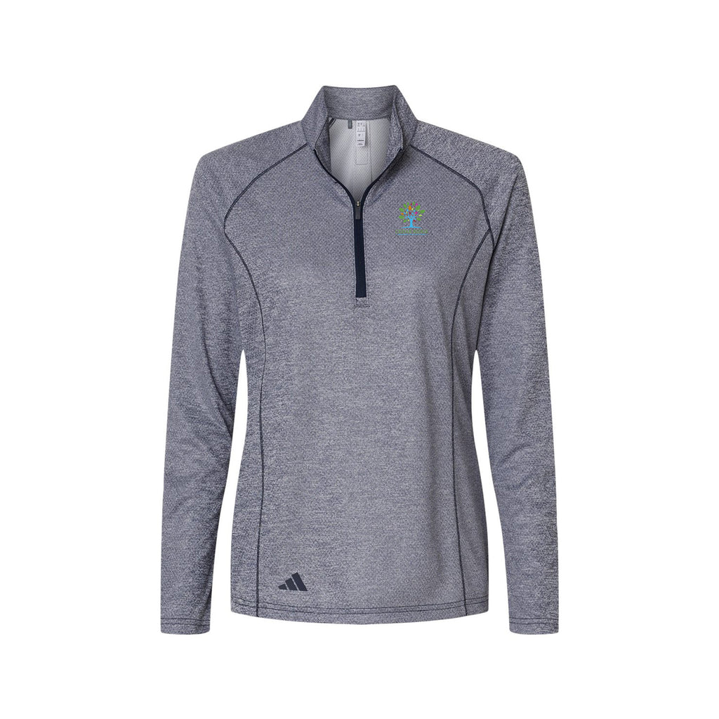 Cedar Ridge - Adidas - Women's Space Dyed Quarter-Zip Pullover
