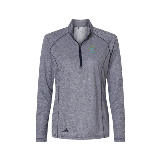 Cedar Ridge - Adidas - Women's Space Dyed Quarter-Zip Pullover