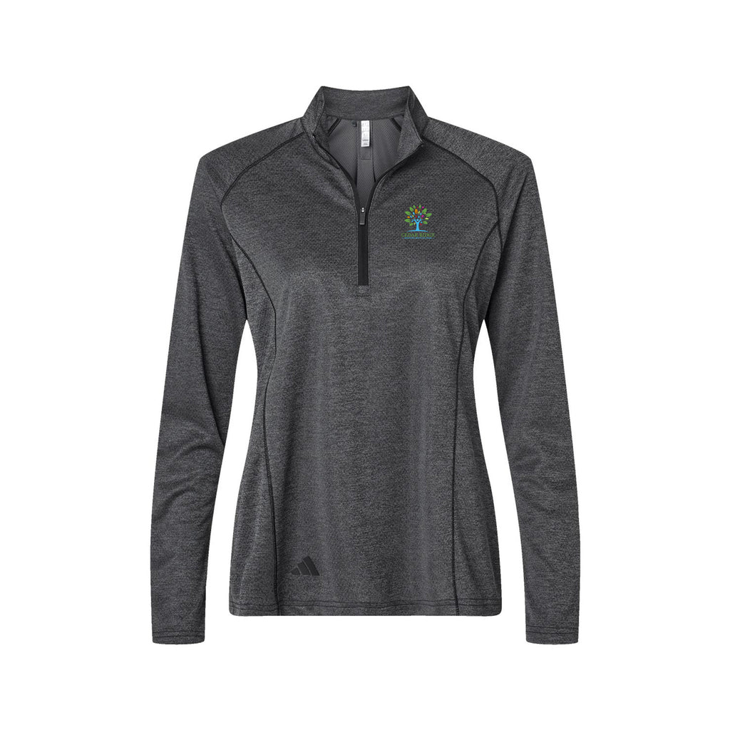 Cedar Ridge - Adidas - Women's Space Dyed Quarter-Zip Pullover