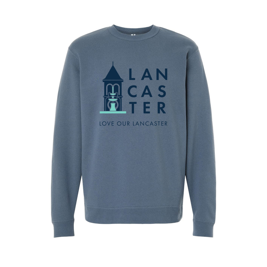 City of Lancaster - Unisex Midweight Crewneck Sweatshirt - Full Chest