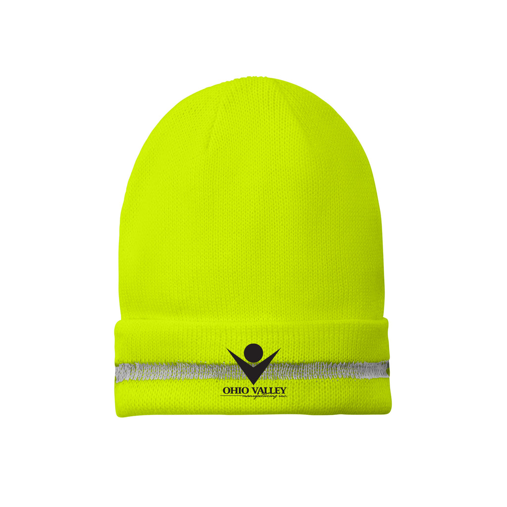 Ohio Valley Manufacturing - CornerStone® Enhanced Visibility Beanie with Reflective Stripe
