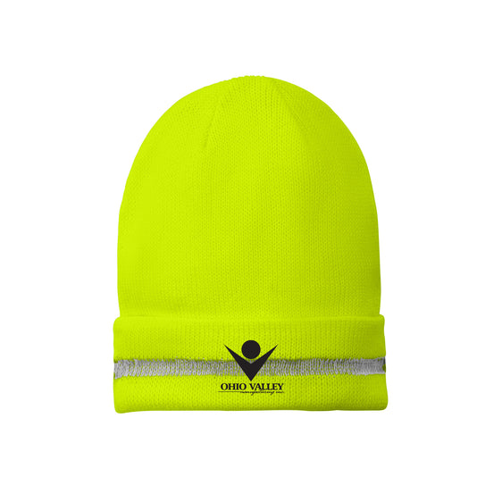 Ohio Valley Manufacturing - CornerStone® Enhanced Visibility Beanie with Reflective Stripe