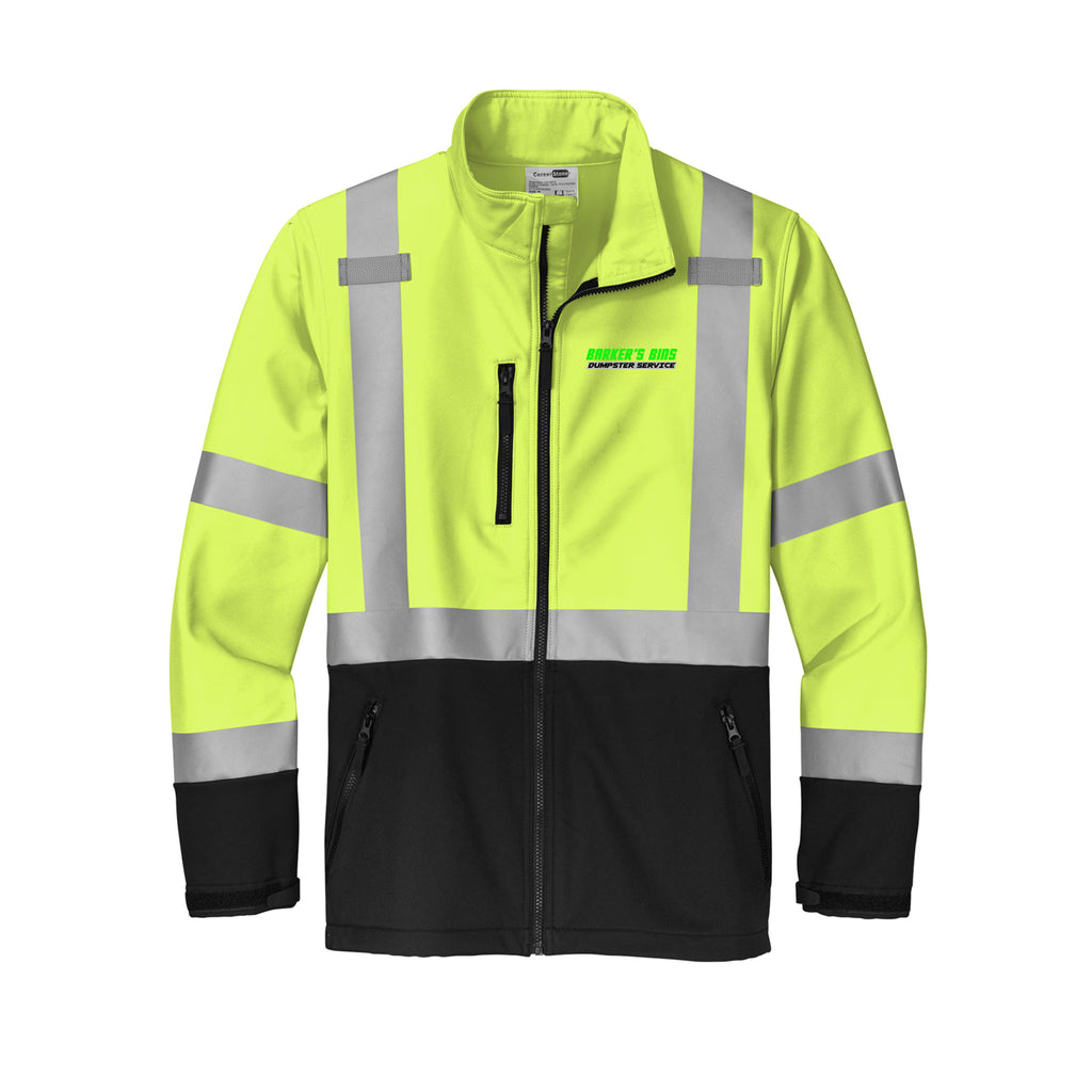 Barker's Bins Dumpster Service - CornerStone® ANSI 107 Class 3 Soft Shell Jacket
