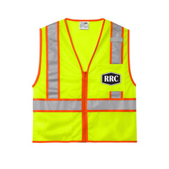 Rowdy Red Construction - CornerStone® ANSI 107 Class 2 Mesh Zippered Two-Tone Vest