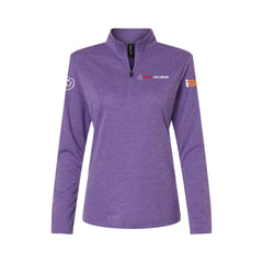 Direct Collision - Women's Pro-Lock Performance Mélange Quarter-Zip Pullover