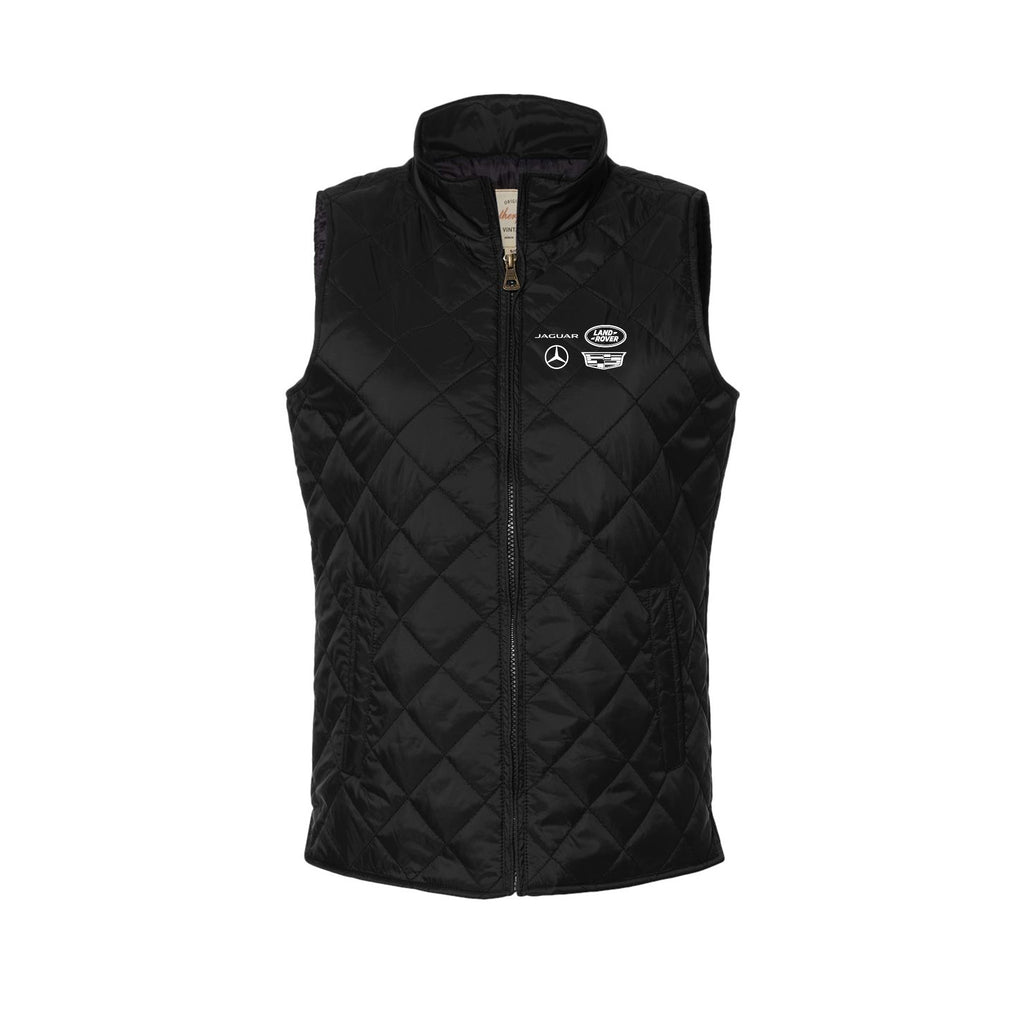 Germain Easton Business Office - Women's Vintage Diamond Quilted Vest