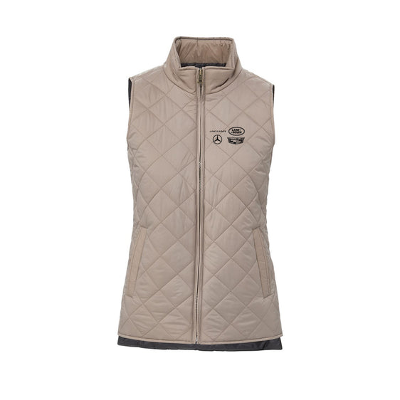 Germain Easton Business Office - Women's Vintage Diamond Quilted Vest